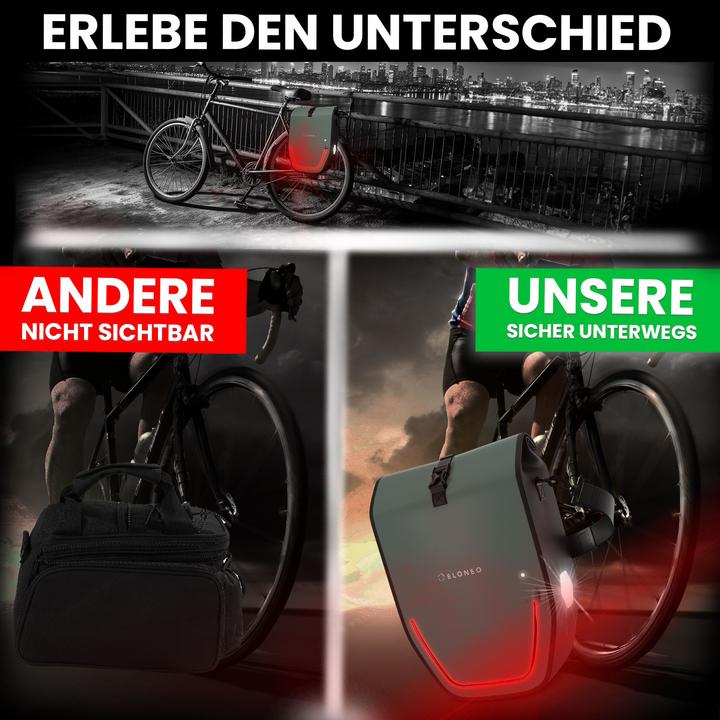 Immagine prodotto Eloneo Borse impermeabili con LED (20 l, Borsa portapacchi)