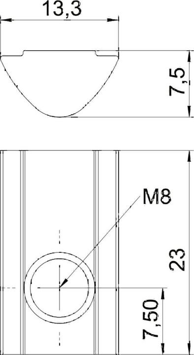 Image du produit OBO Bettermann Ecrou pour fente T
