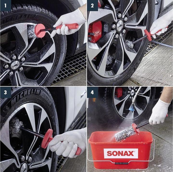 Actual product image Sonax Microfiber rim brush