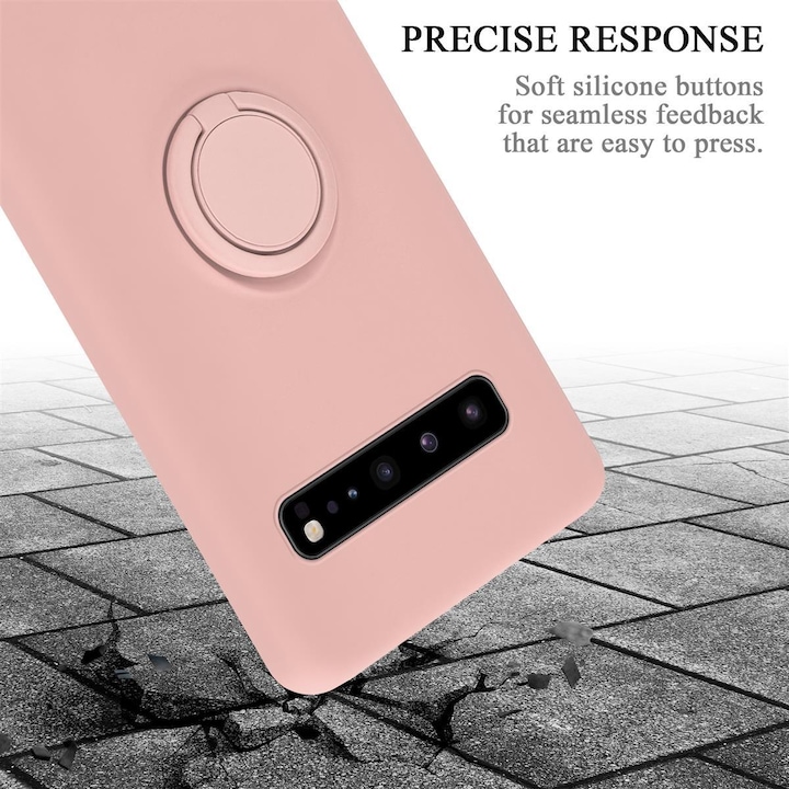 Actual product image Cadorabo TPU Liquid Ring Silicone Case Cover (Samsung Galaxy S10 5G)