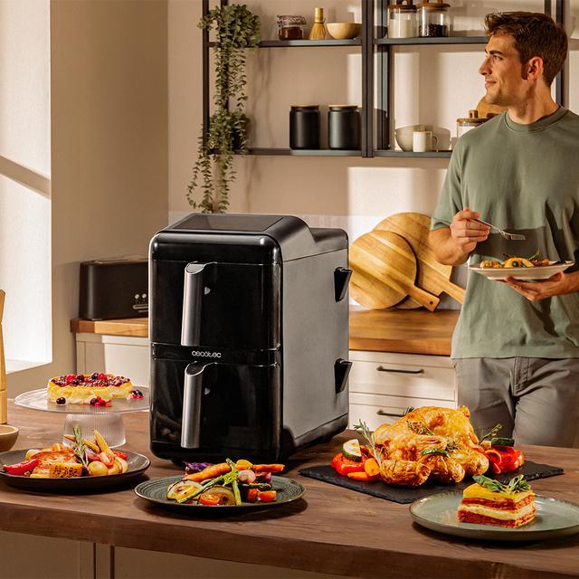 Actual product image Cecotec Heissluftfritteuse, 6 Liter, 2900W, Cecofry DuoLevel