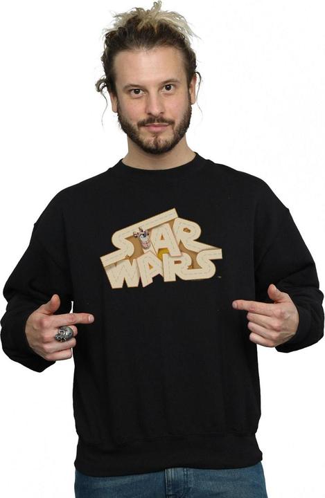 Immagine prodotto Star Wars Tatooine Jumble Logo Felpa Uomo (4XL)