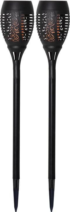 Star Trading Déco light SOLAR FLAME, 2 pièces (IP44)