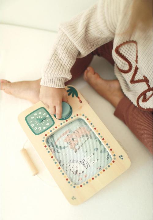 Produktbild small foot Spieluhr Fernseher „Safari“