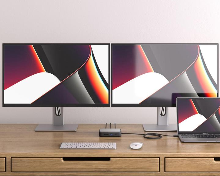 Actual product image Alogic Dual HDMI Universal Compact (6 ports)