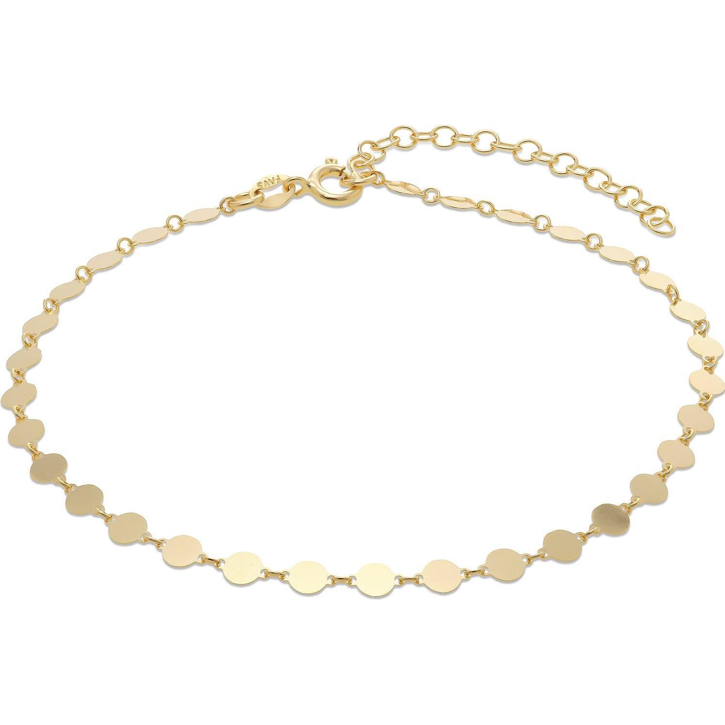 Favs, Fussschmuck, Fusskette, (925er Silber, 23 cm)