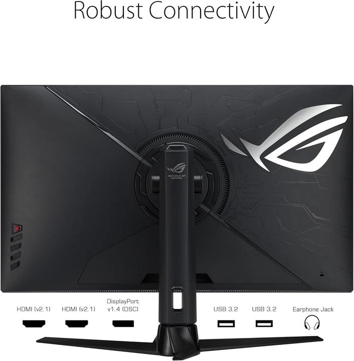 Actual product image ASUS ROG Strix XG32UQ (3840 x 2160 Pixels, 32")
