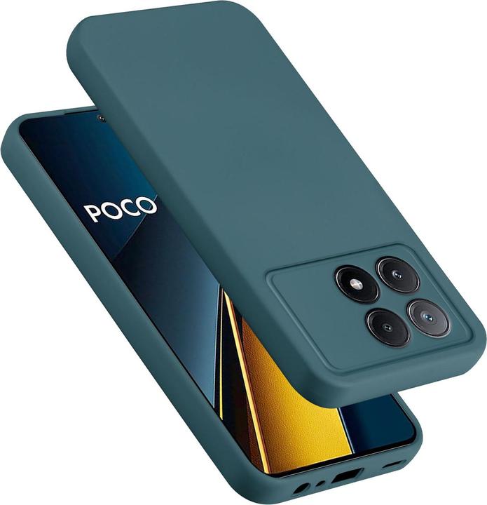 Image du produit Cadorabo Housse pour Xiaomi Poco X6 Pro TPU en design Liquid Protection silicone (Xiaomi Poco X6 Pro)