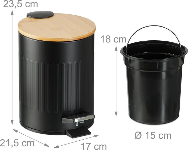 Produktbild Relaxdays Mülleimer (3 l)