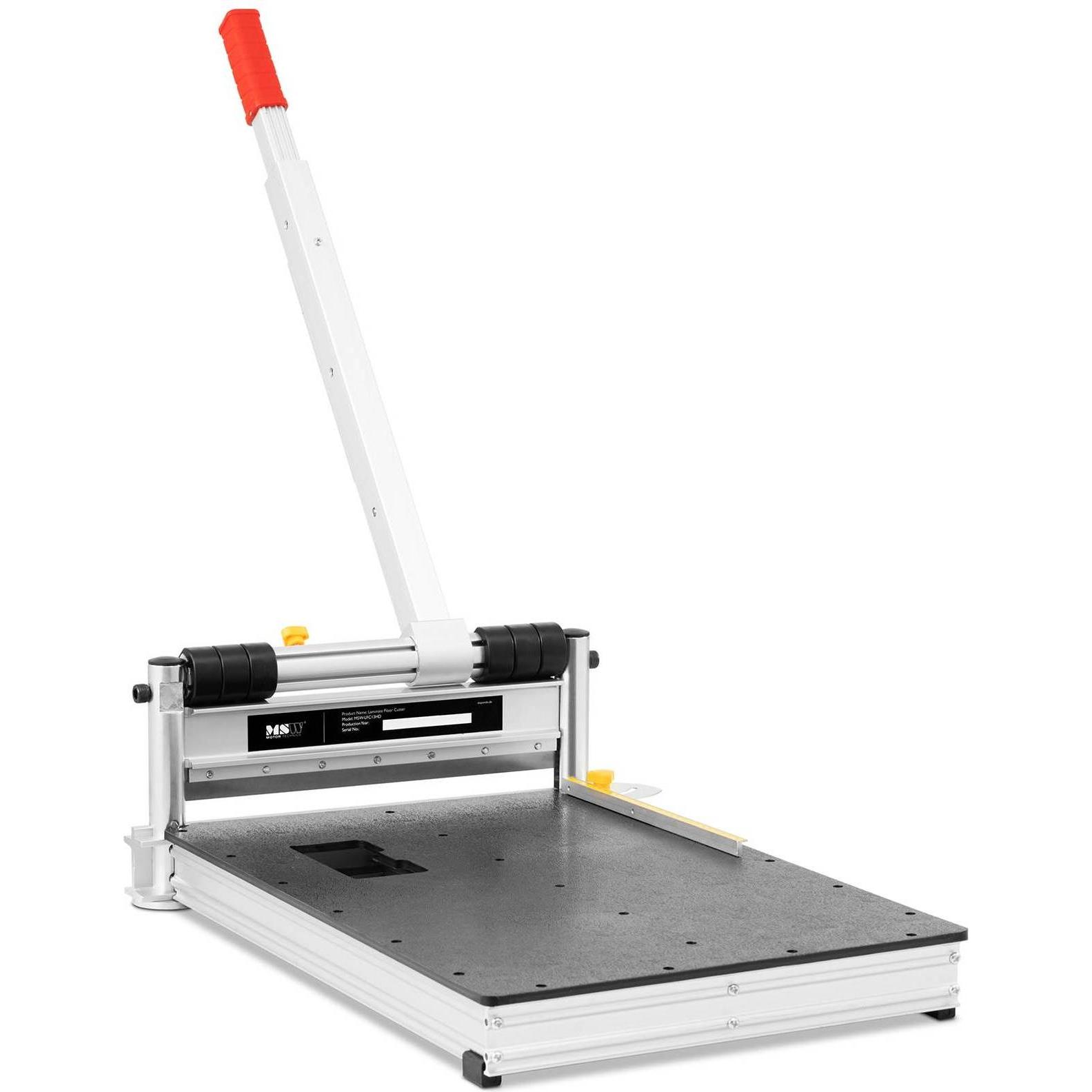 MSW, Zubehör Verlegematerial, Laminatschneider Laminatknacker Cutter Schneidegerät Stärke: 16 mm Winkellehre