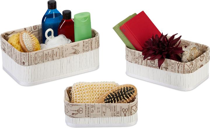 Actual product image Relaxdays storage basket (30 cm, 3x)
