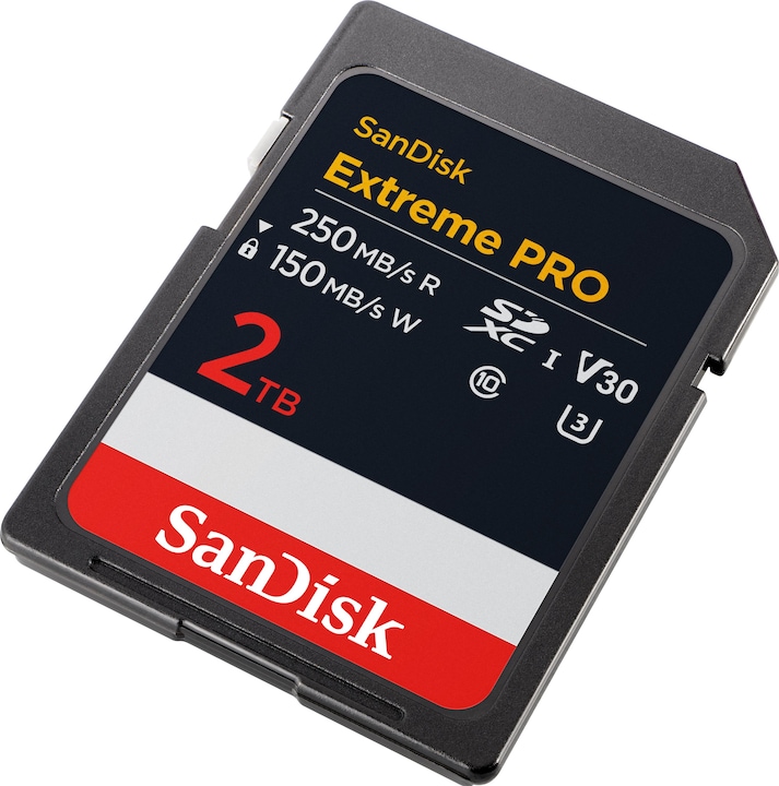 Actual product image SanDisk Extreme PRO UHS-I V30 (2000 GB, SDXC, U3, UHS-I)