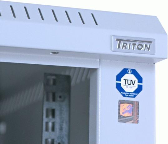 Produktbild Triton Delta S rack 22U/600x600, glass grey Freistehendes Gestell (22 HE, 19 Zoll Rack)