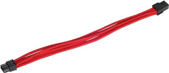 Actual product image Silverstone ATX Extension 6-6(PCI-E)Pin red
