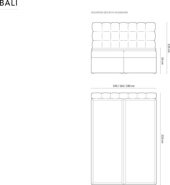 Produktbild Cosmopolitan Design Bali (180 x 200 cm)