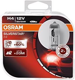 Actual product image Osram Silverstar 2.0 (H4)