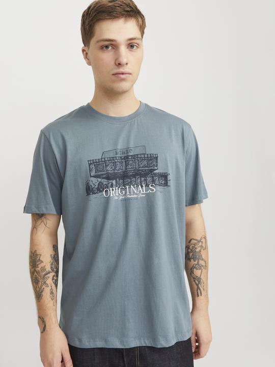 Produktbild Jack & Jones Gedruckt Rundhalsausschnitt T-shirt T-shirt (S)