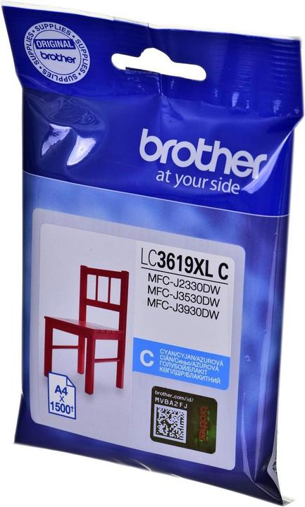 Actual product image Brother LC3619XL Ink Cartridge Cyan - Original - Ink Cartridge (C)