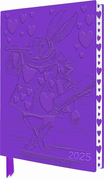 Immagine prodotto Agenda in pelle vegana di Alice nel Paese delle Meraviglie 2025 Artisan Art - Pagina a vista con (A5, Tedesco)