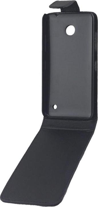 Produktbild König Design Handyhülle Schutzhülle Flip Handytasche für Nokia Lumia 630 / 635 Schwarz (Huawei Y635, Nokia Lumia 630)