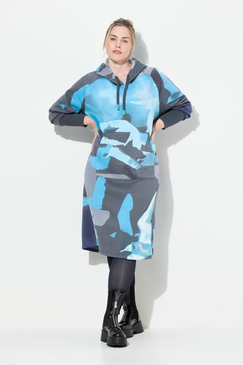 Actual product image Laurasøn Oversized Long-sleeve Hooded Sweatshirt Dress (3XL)