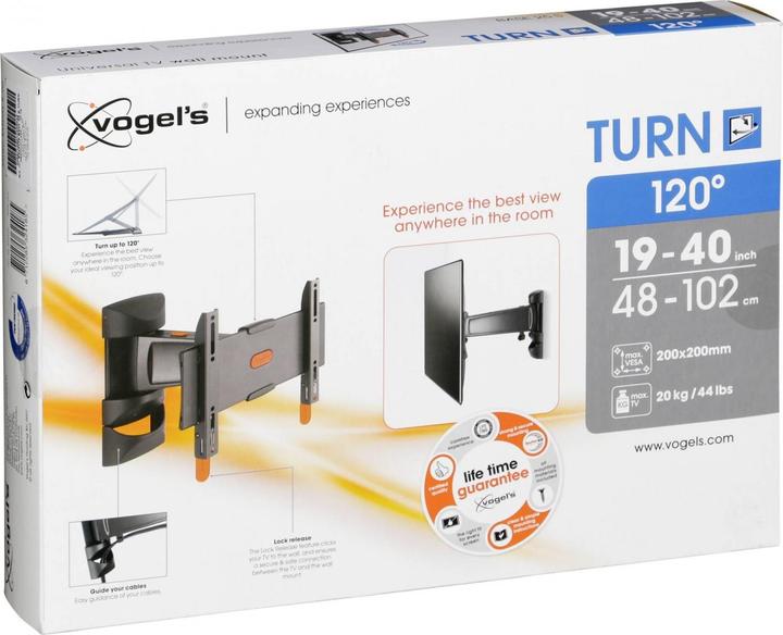 Actual product image Vogels Base 25S (Wall, 20 kg, 19" - 40")