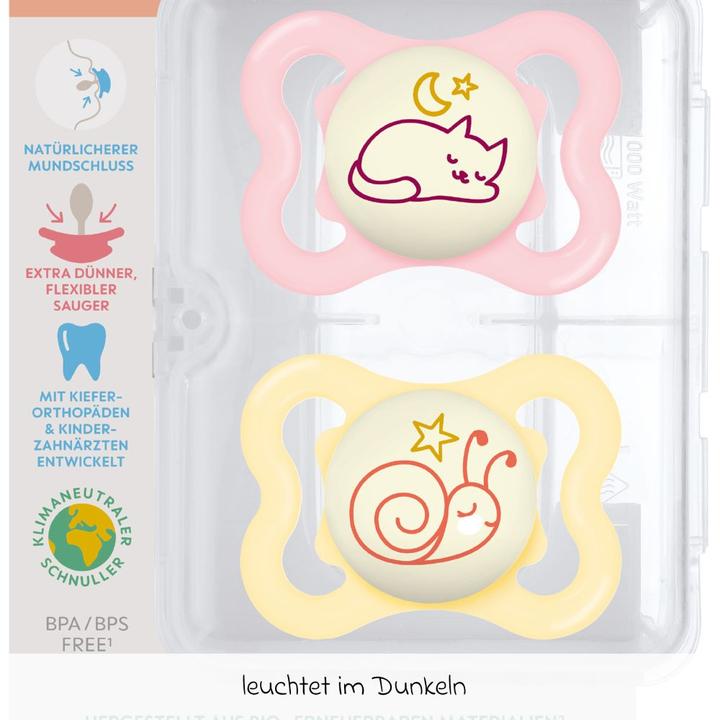 Produktbild MAM Supreme Sili 0-6 rose 2St (2 x, ab 6 Monaten)