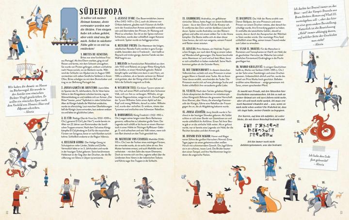 Actual product image Atlas der Heldinnen und Helden (German, Sandra Lawrence, Stuart Hill, 2020)