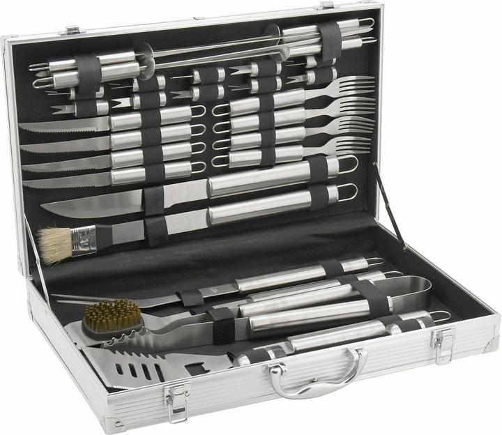 Actual product image Cattara Grill cutlery set 30 pcs. ALU case