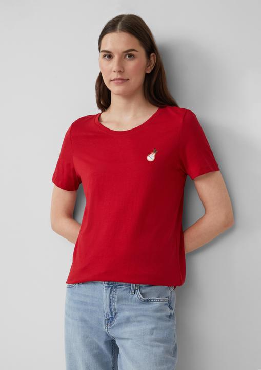 Produktbild S.Oliver T-Shirt Jersey-T-Shirt mit Stickerei (36)