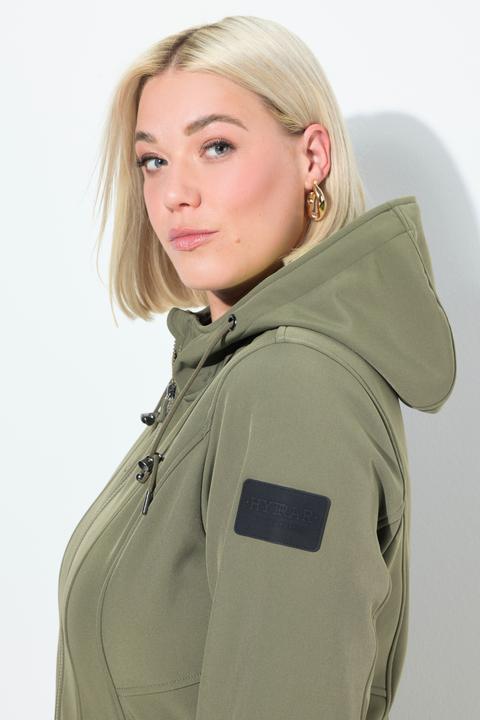 Produktbild Ulla Popken HYPRAR Softshelljacke, wasserabweisend, 2-Wege-Zipper (54)