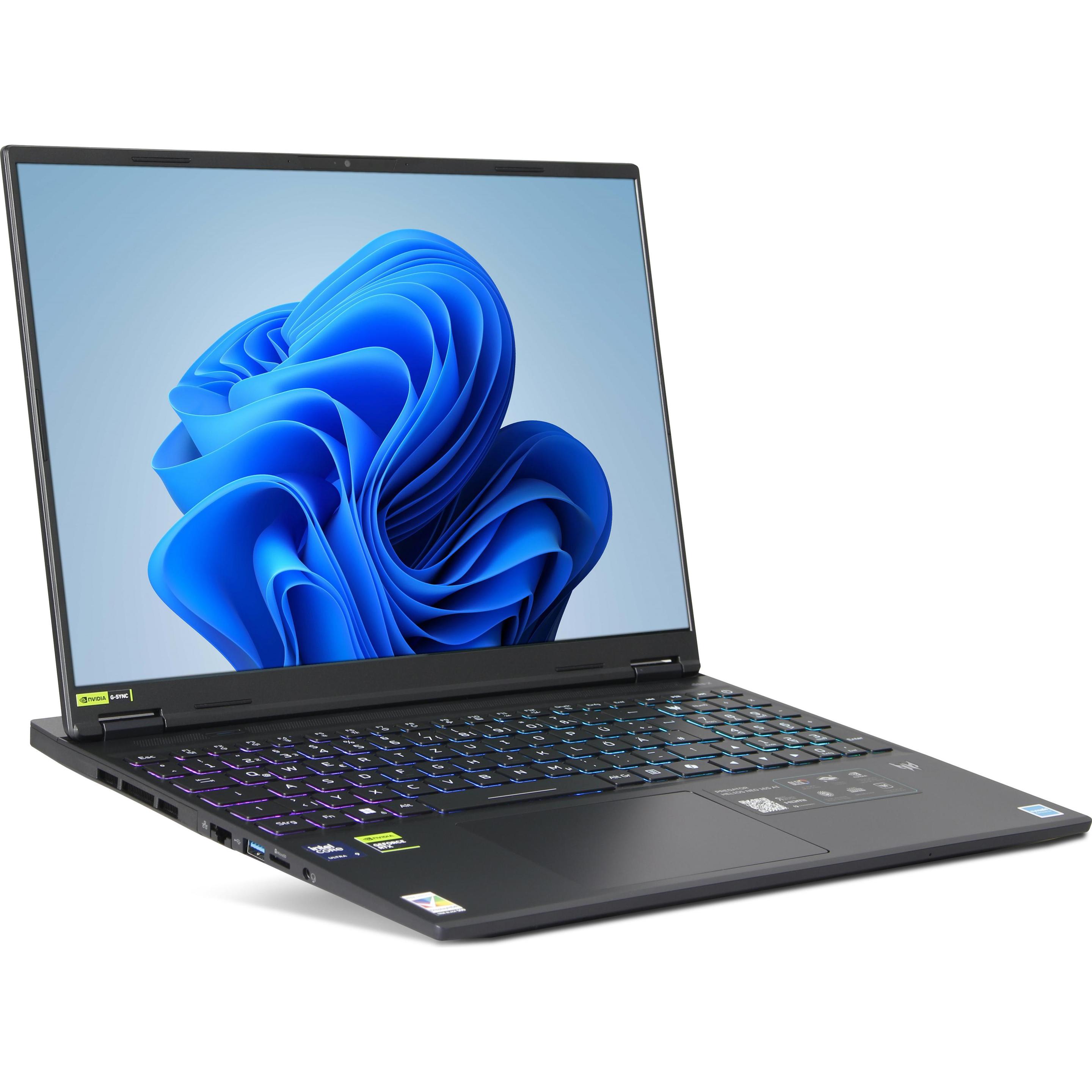 Acer NH.QX7EV.004 Predator Neo 165 (16", 1000 GB, 16 GB, DE, Intel Core Ultra 9 275HX), Notebook, Sc