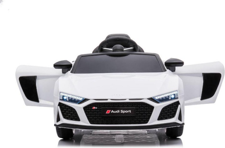 Produktbild Es-toys Kinderfahrzeug blau - Elektro Auto "Audi R8 Spyder" - Lizenziert - 12V7AH Akku Und 2 Motoren (12 V)