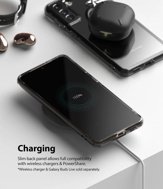 Image du produit Ringke Fusion X Design durable PC Case with TPU Bumper for Samsung Galaxy S21+ 5G (S21 Plus 5G) Camo (Samsung Galaxy S21+)