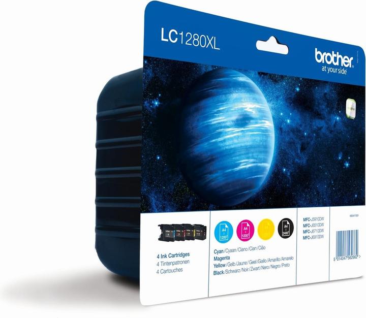 Produktbild Brother LC-1280XLVALBP Value Pack (M, C, Y, BK)