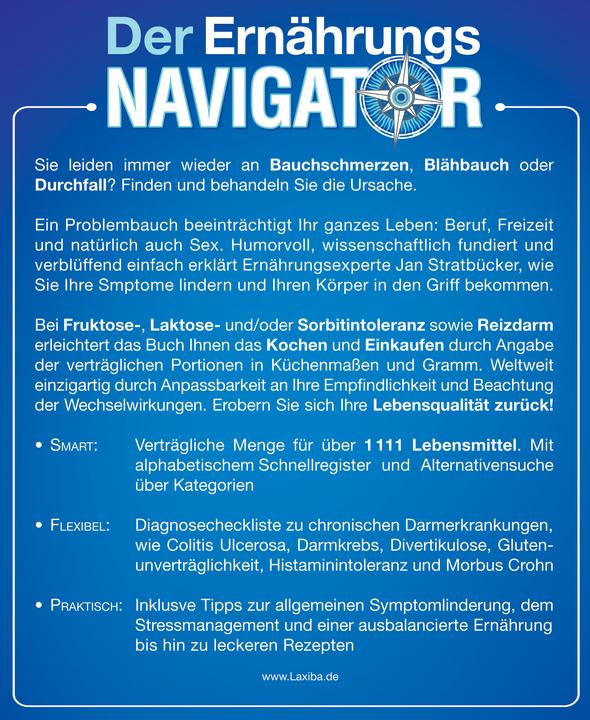 Produktbild - Der Ernährungsnavigator 3s (Deutsch, Jan Stratbücker, 2016)