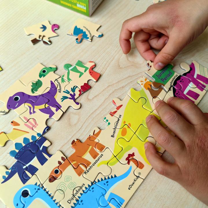 Produktbild DoerKids Mini Puzzle Dinosaurier - Jurazeit 40 Stk. (40 Teile)