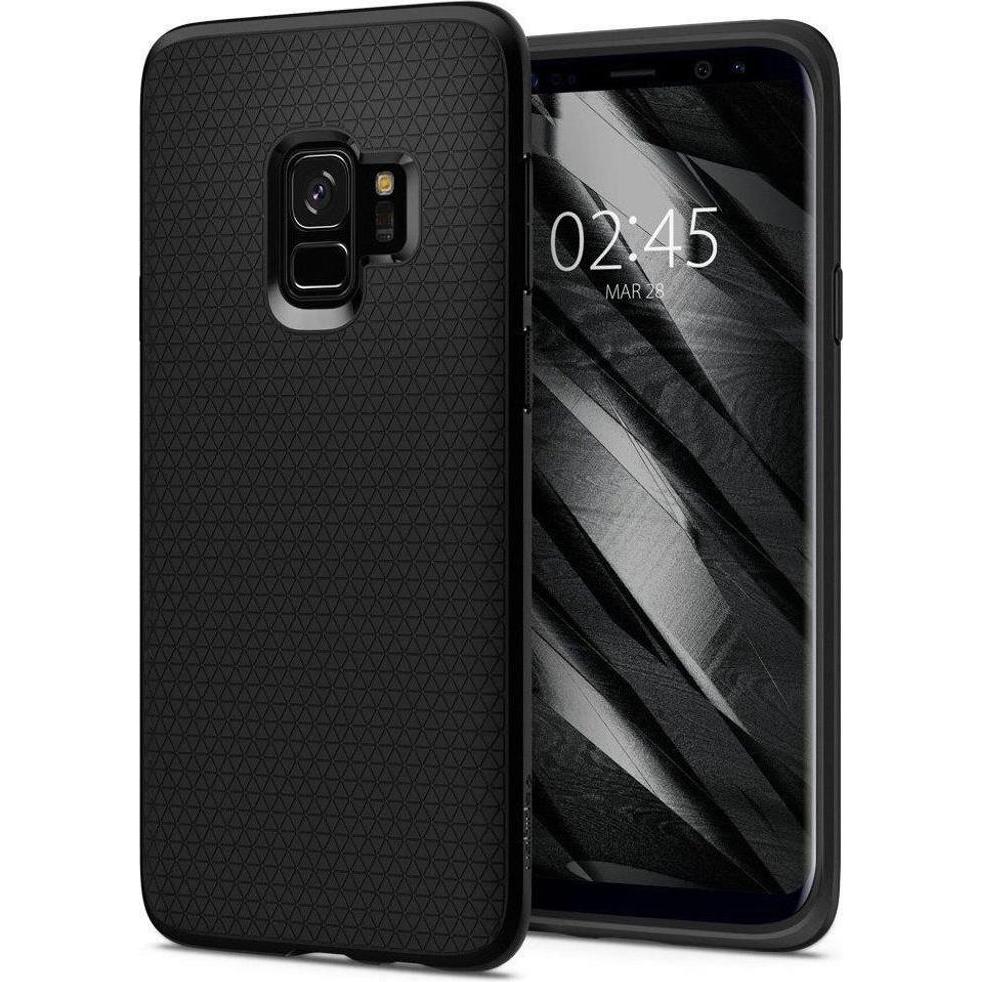 Spigen Liquid Air (Samsung Galaxy S9), Smartphone Hülle, Schwarz