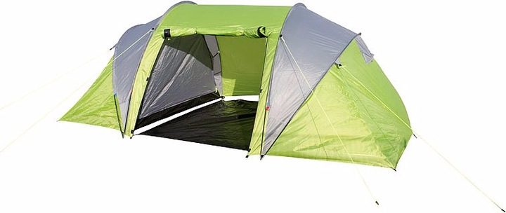 Produktbild Semptec 4-Personen-Tunnelzelt mit 2 Schlafkabinen (Tunnelzelt, 5.60 kg, 4 Personen)