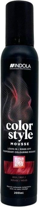 Indola Color Style Mousse Rot 200 ml (200 ml, Schaumfestiger)