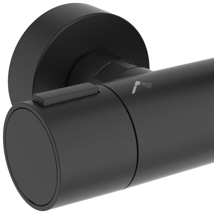 Actual product image Ideal Standard Shower system Alu+: Ceratherm shower thermostat 2 shelves, 2F hand shower, 2F overhead shower