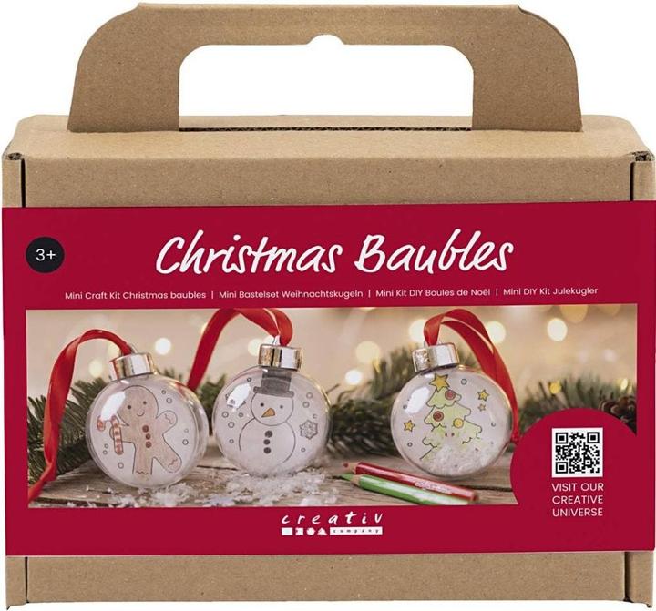 Produktbild Creativ Company Bastelset Weihnachtskugeln Bilderrahmen Foto