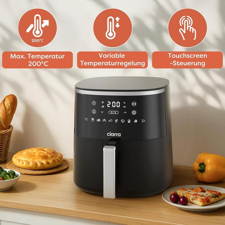 Produktbild Ciarra Friggitrice ad Aria con Pannello Touch Digitale