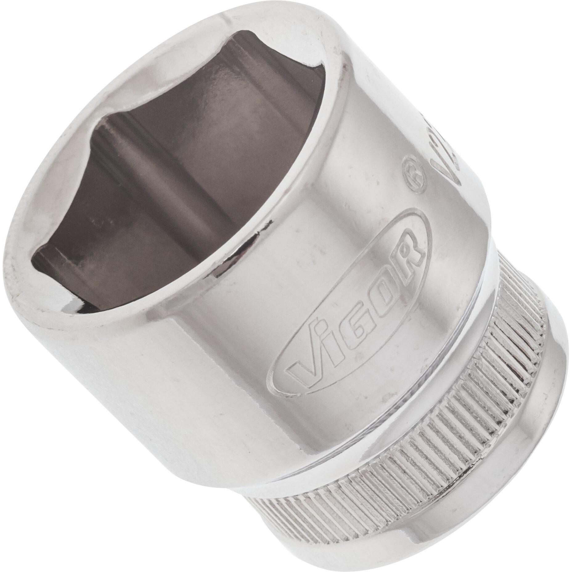 Vigor, Steckschlüssel + Stecknuss, STECKSCHLÜSSEL-EINSATZ 3/8" SW 20 (20 mm)