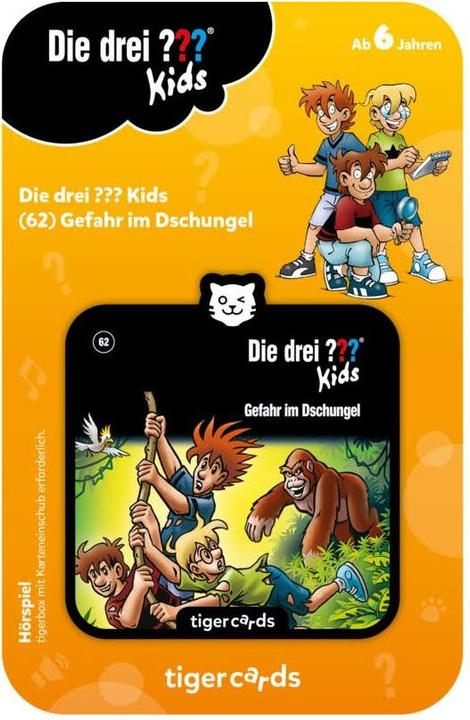 Actual product image Tigermedia The three??? kids: Danger in the jungle (German)