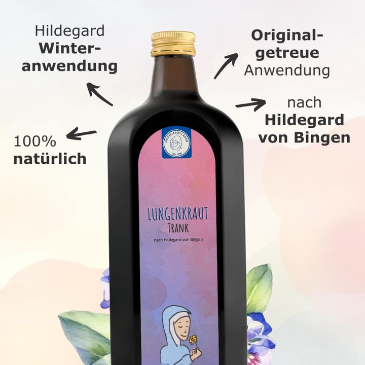 Actual product image Hildegards Laden Lungwort potion 500ml (1 Piece, Liquid, 936 g)