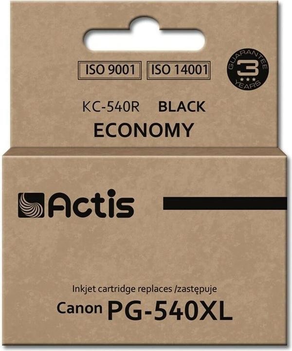 Actual product image Factis KC-540R black ink cartridge for Canon printer PG-540XL replacement - Compatible (FC)
