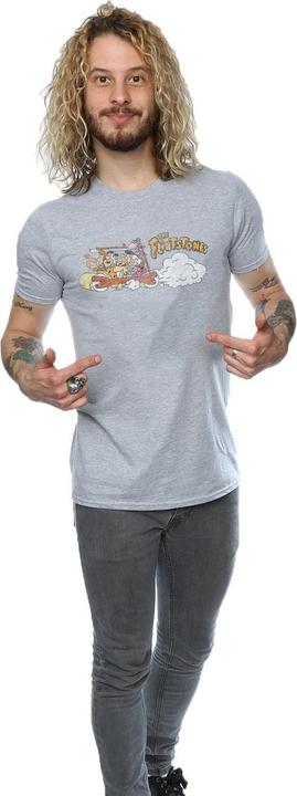 Produktbild The Flintstones Family Car Distressed TShirt (S)