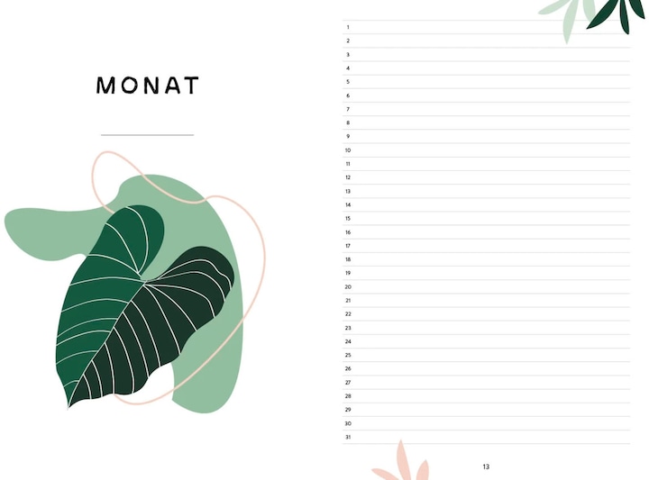 Produktbild Mein Bullet Journal (Jungle Edition) – Besser planen & Träume verwirklichen (Deutsch)