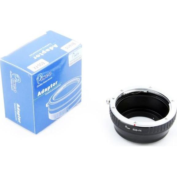 Pixco Adattatore FUJI / FUJIFILM X X-mount na CANON EOS EF EF-S, Adattatore per obiettivi, Nero